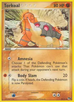 Pokémon-Karte Torkoal 010/017
