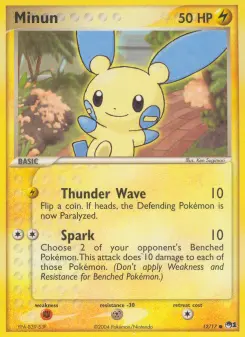 Pokémon-Karte Minun 012/017