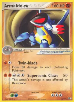 Pokémon-Karte Armaldo ex 016/017
