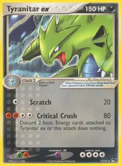 Pokémon-Karte Tyranitar ex 017/017