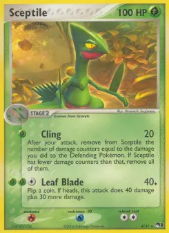 Pokémon-Karte Sceptile 004/017