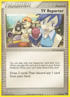 Pokémon-Karte TV Reporter 011/017