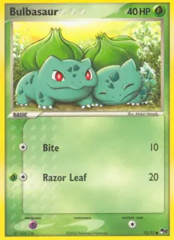 Pokémon-Karte Bulbasaur 012/017