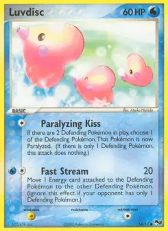 Pokémon-Karte Luvdisc 014/017