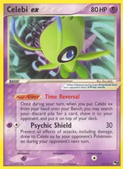 Pokémon-Karte Celebi ex 017/017