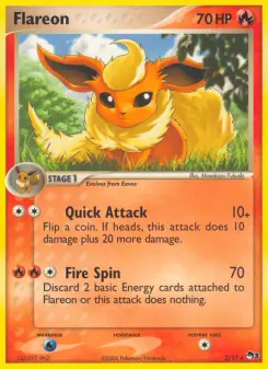 Pokémon-Karte Flareon 002/017