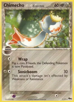 Pokémon-Karte Chimecho δ 001/017