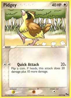Pokémon-Karte Pidgey 012/017