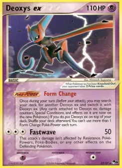 Pokémon-Karte Deoxys ex 017/017