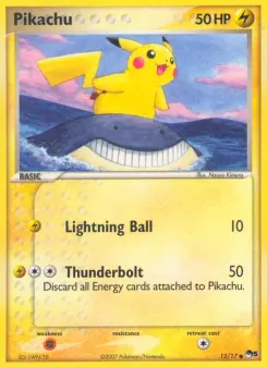 Pokémon-Karte Pikachu 012/017
