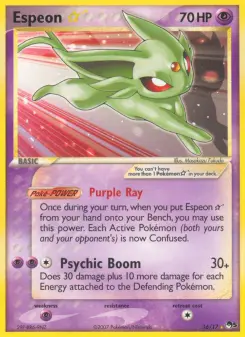 Pokémon-Karte Espeon ☆ 016/017