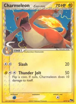 Pokémon-Karte Charmeleon δ 005/017