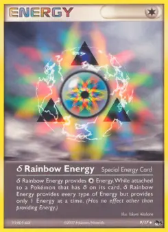 Pokémon-Karte δ Rainbow Energy 009/017