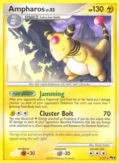 Pokémon-Karte Ampharos 001/017