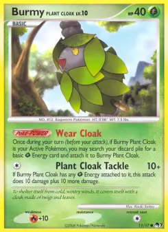 Pokémon-Karte Burmy Plant Cloak 011/017