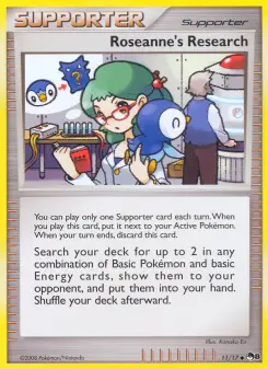 Pokémon-Karte Roseanne’s Research 011/017
