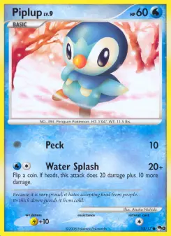 Pokémon-Karte Piplup 015/017