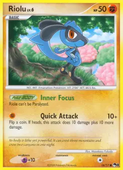 Pokémon-Karte Riolu 016/017