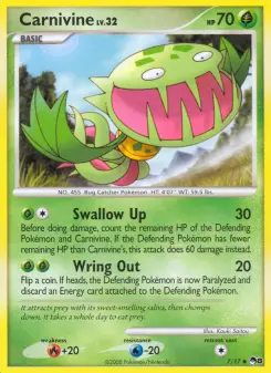 Pokémon-Karte Carnivine 007/017