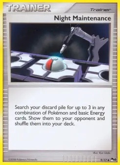 Pokémon-Karte Night Maintenance 009/017