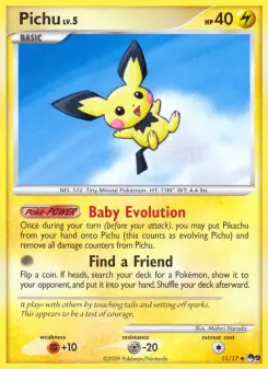 Pokémon-Karte Pichu 011/017