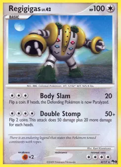 Pokémon-Karte Regigigas 004/017