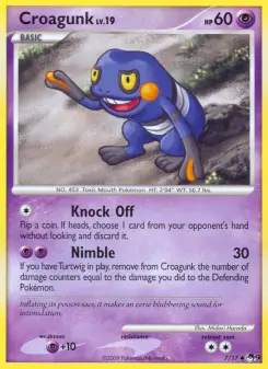Pokémon-Karte Croagunk 007/017