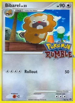 Pokémon-Karte Bibarel 016/016