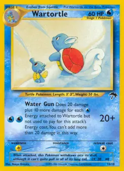 Pokémon-Karte Wartortle 015/018