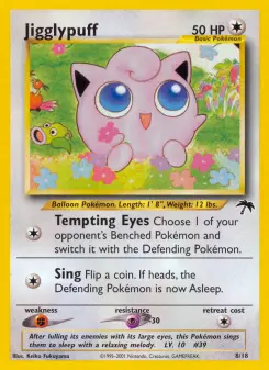 Pokémon-Karte Jigglypuff 008/018