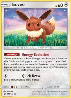 Pokémon-Karte Eevee 101/149