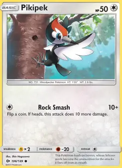 Pokémon-Karte Pikipek 106/149