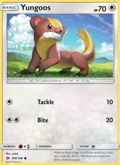 Pokémon-Karte Yungoos 109/149