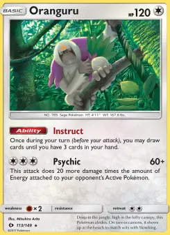 Pokémon-Karte Oranguru 113/149