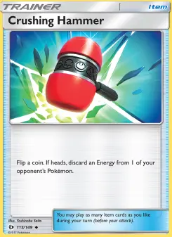 Pokémon-Karte Crushing Hammer 115/149