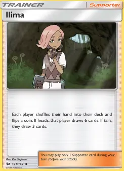 Pokémon-Karte Ilima 121/149