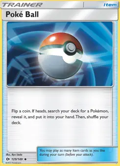 Pokémon-Karte Poké Ball 125/149
