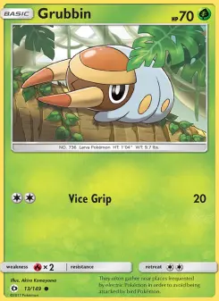 Pokémon-Karte Grubbin 013/149