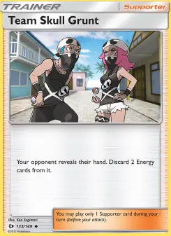 Pokémon-Karte Team Skull Grunt 133/149