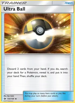 Pokémon-Karte Ultra Ball 135/149