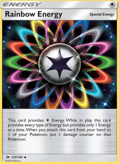 Pokémon-Karte Rainbow Energy 137/149