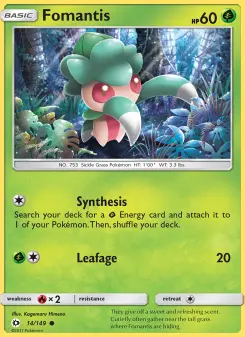 Pokémon-Karte Fomantis 014/149