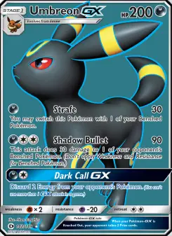 Pokémon-Karte Umbreon GX 142/149