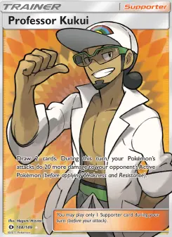 Pokémon-Karte Professor Kukui 148/149