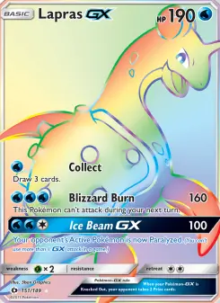 Pokémon-Karte Lapras GX 151/149