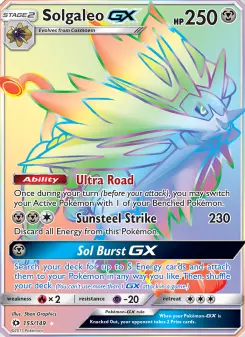 Pokémon-Karte Solgaleo GX 155/149