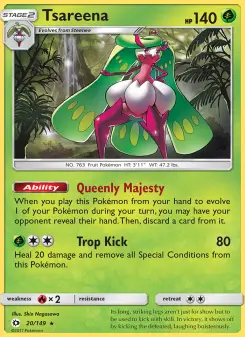 Pokémon-Karte Tsareena 020/149