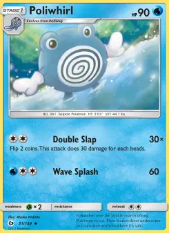 Pokémon-Karte Poliwhirl 031/149