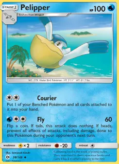 Pokémon-Karte Pelipper 038/149