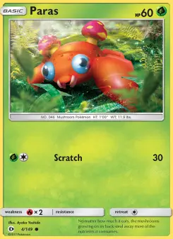 Pokémon-Karte Paras 004/149